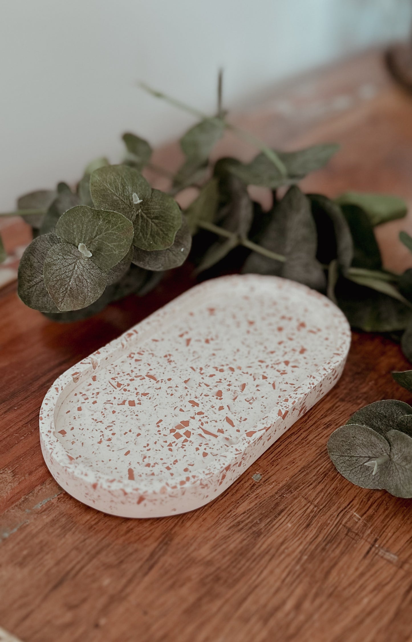 Oval Tray : Terracotta Terrazzo