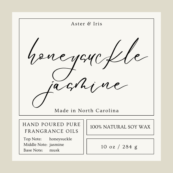 Honeysuckle Jasmine Candle