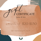 GIFT CERTIFICATE