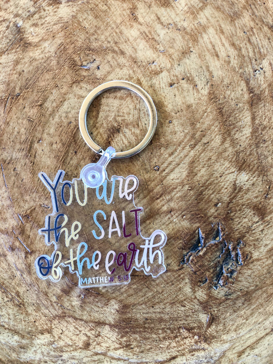 YOU ARE THE SALT KEYCHAIN