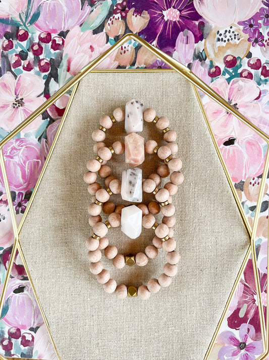 PINK OPAL DIFFUSER BRACELET