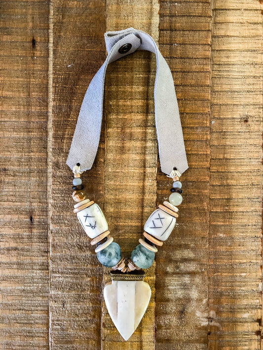 STONE PENDANT NECKLACE